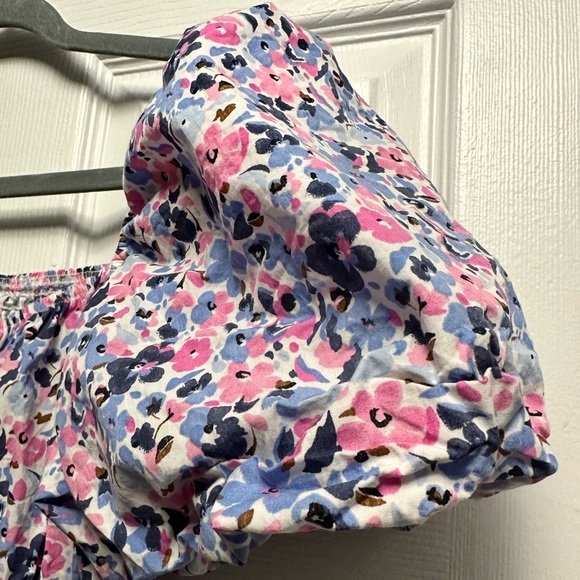 Boutique Floral Puff Sleeve Blouse, Women’s Size 4 - Picture 6 of 7